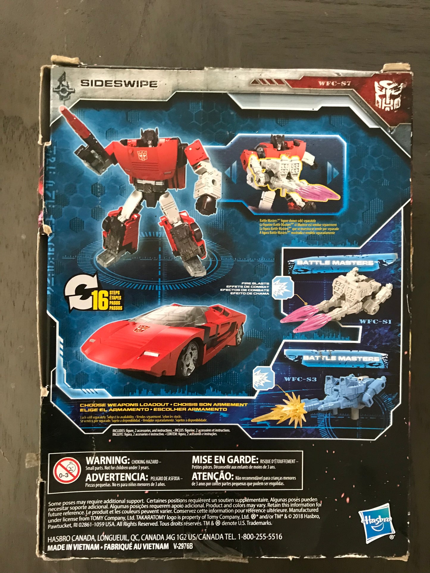 War for Cybertron Trilogy Sideswipe Deluxe Action Figure WFC-S10