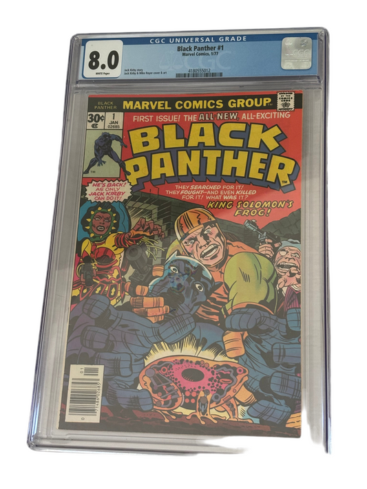 Black Panther #1 1977 CGC 8.0 grade