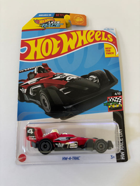 2024,HW-4-Trac #101/250 HW RACE DAY 4/10 Red AeroDisc HTC76