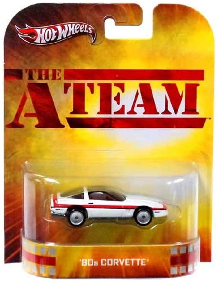 Hot Wheels The A-Team 80s Corvette Die Cast Car