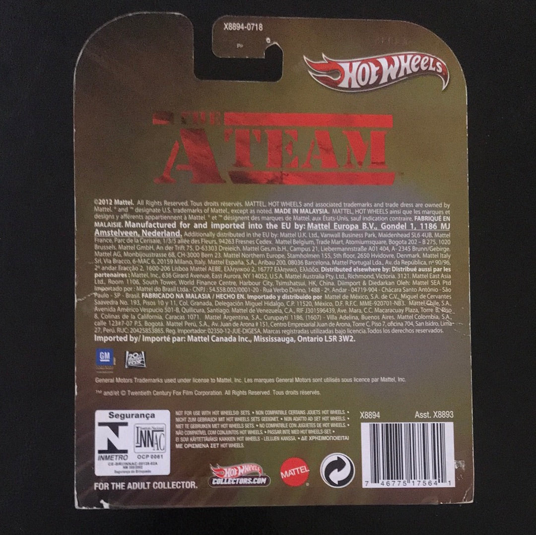 Hot Wheels The A-Team 80s Corvette Die Cast Car